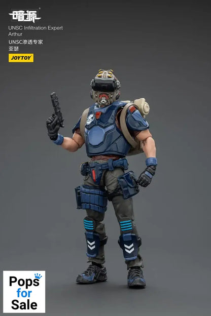 UNSC Dark Source Action Figur Infiltration Expert Arthur 7 cm