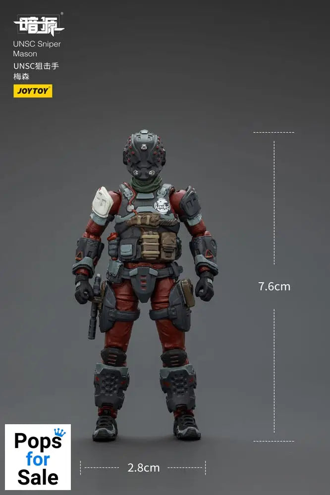 UNSC Dark Source Action Figur Sniper Mason 7 cm