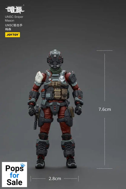 UNSC Dark Source Action Figur Sniper Mason 7 cm