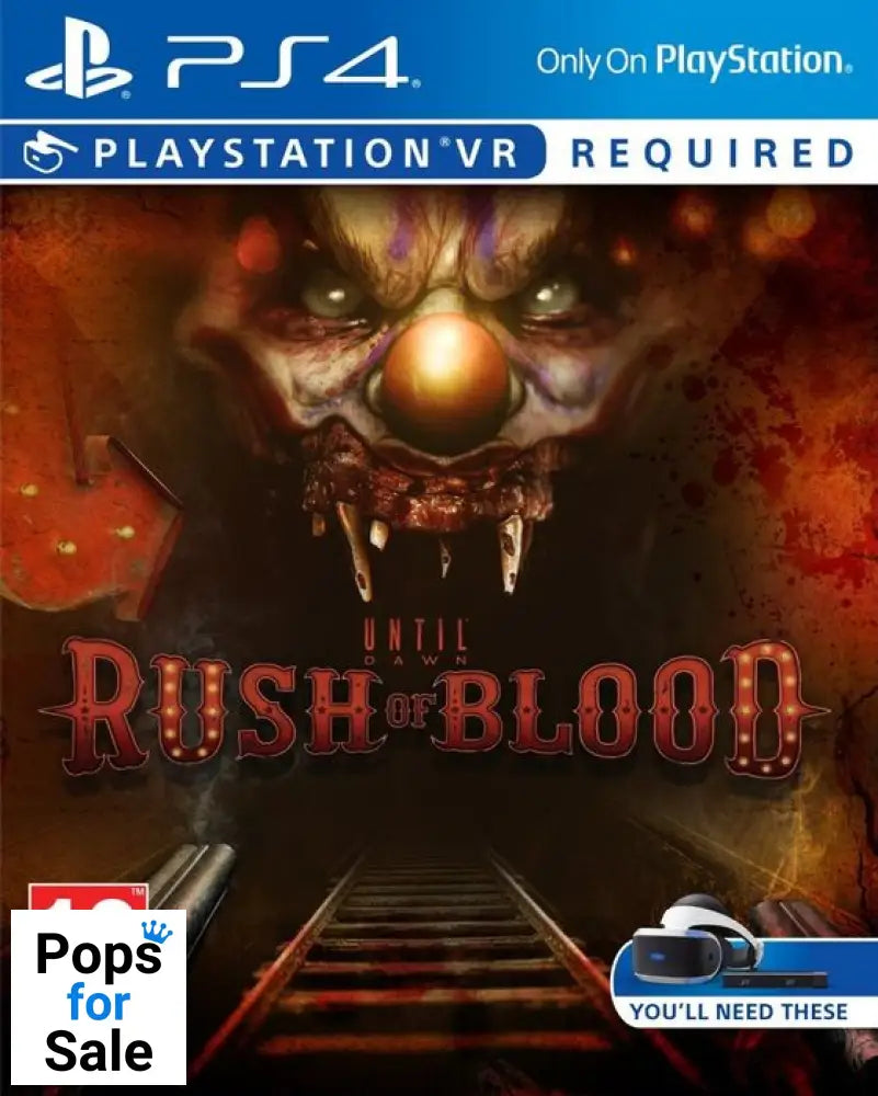 Until Dawn: Rush of Blood (PSVR) for Playstation 4 (PS4) - [NEW]