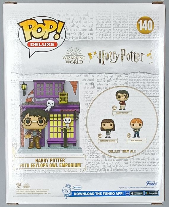 #140 Harry Potter (with Eeylops Owl Emporium) Deluxe Funko POP