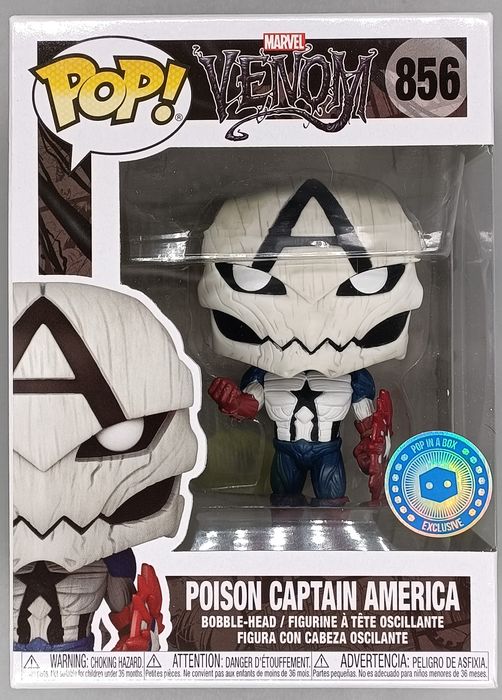 #856 Poison Captain America - Marvel Venom Funko POP
