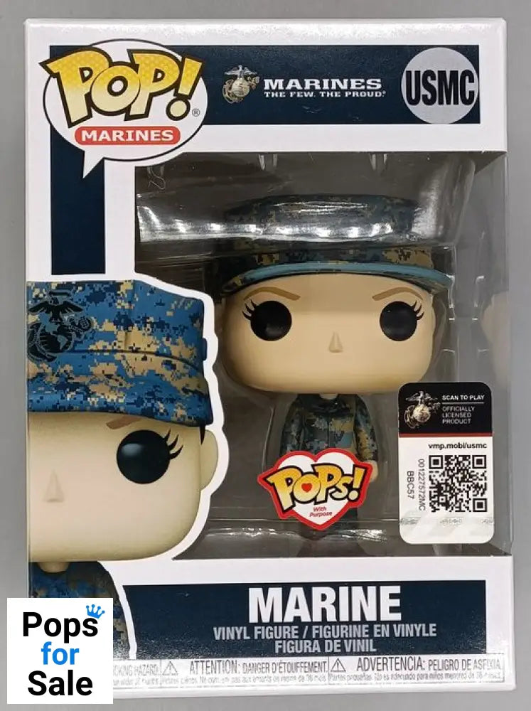 #USMC Marine (Female- Caucasian) - Marines Funko POP