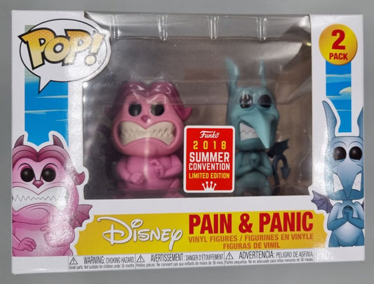 [2 Pack] Pain & Panic - Disney Hercules - 2018 Con Funko POP