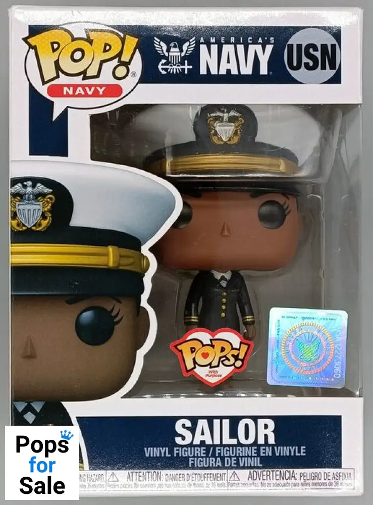 #USN Sailor (Female, African American) - Navy Funko POP