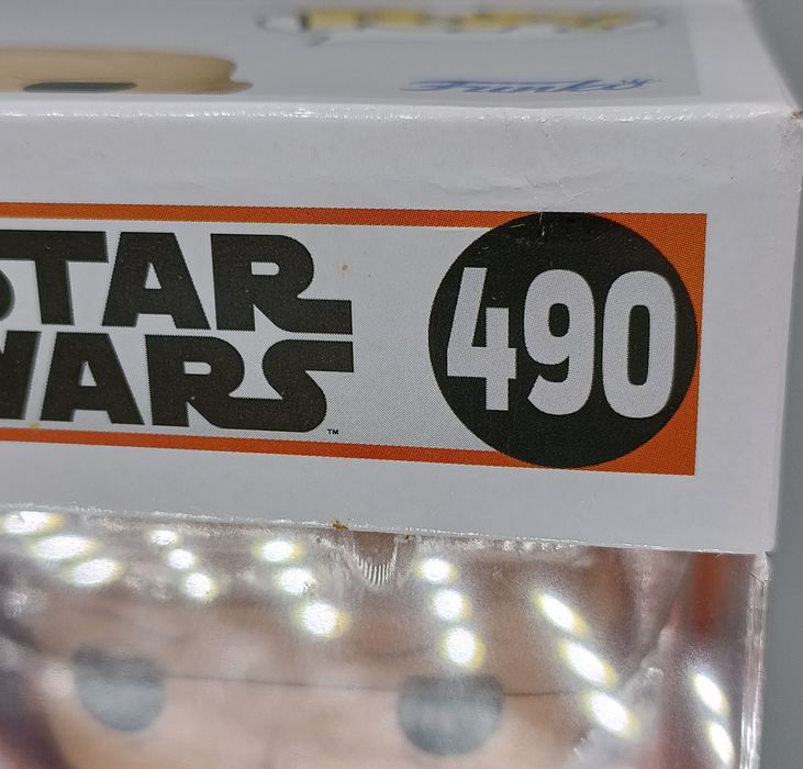 #490 Boba Fett (w/o Helmet) Star Wars The Mandalorian Box Damaged Funko POP