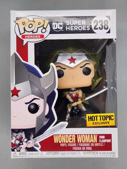 #238 Wonder Woman (from Flashpoint) - DC Super He Box Damaged Funko POP