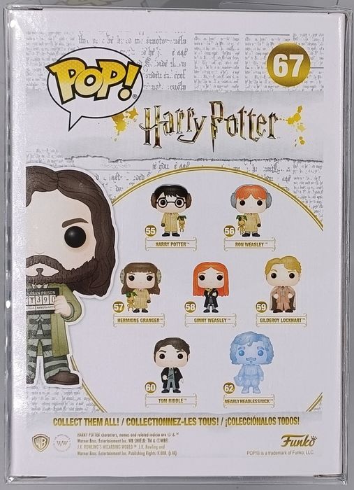 67 Sirius Black (Prisoner) B&W Chase Edition Harry Potter Funko POP