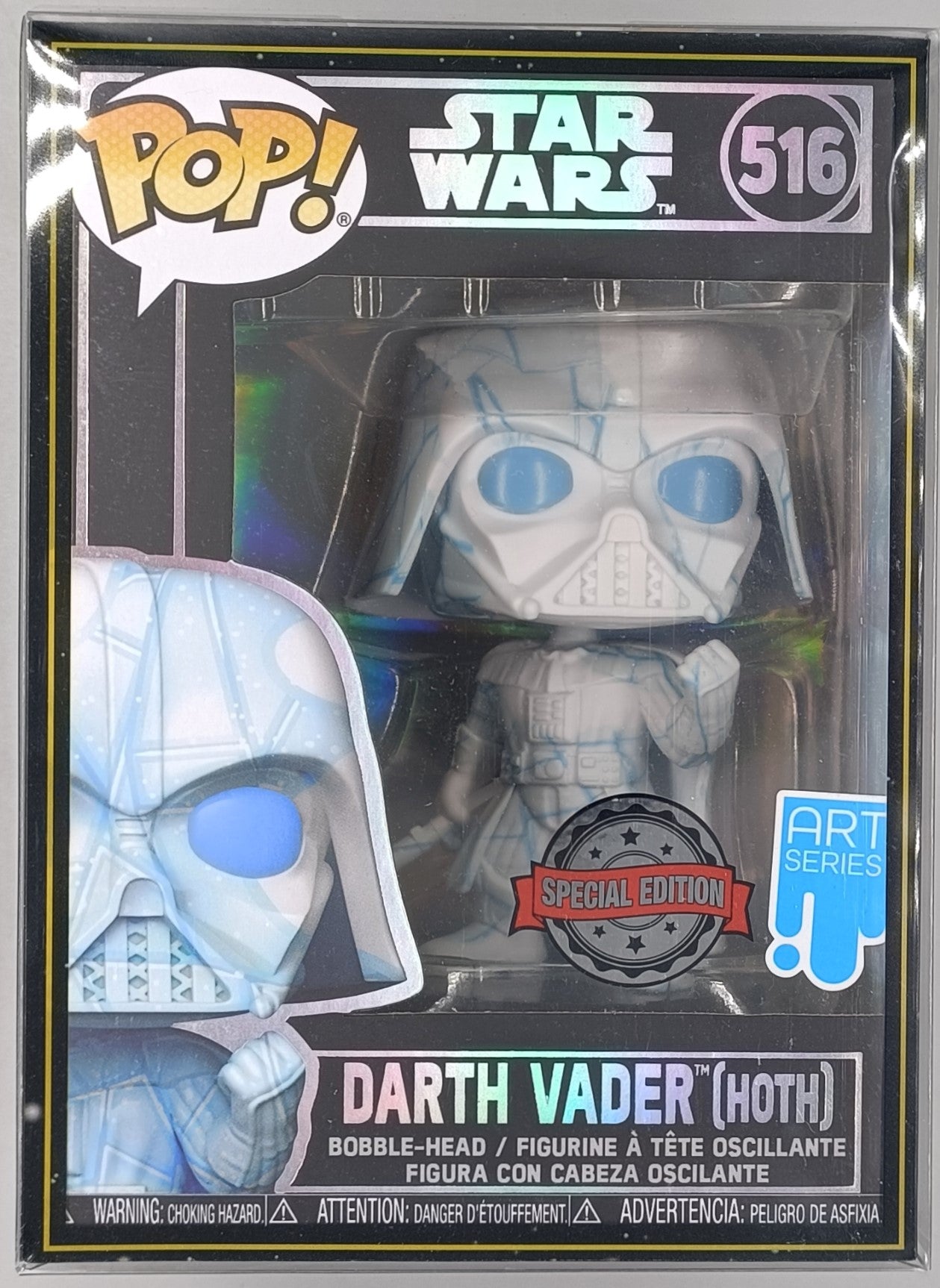 516 Darth Vader (Hoth) Art Series - Star Wars Funko POP New in Hard Stack
