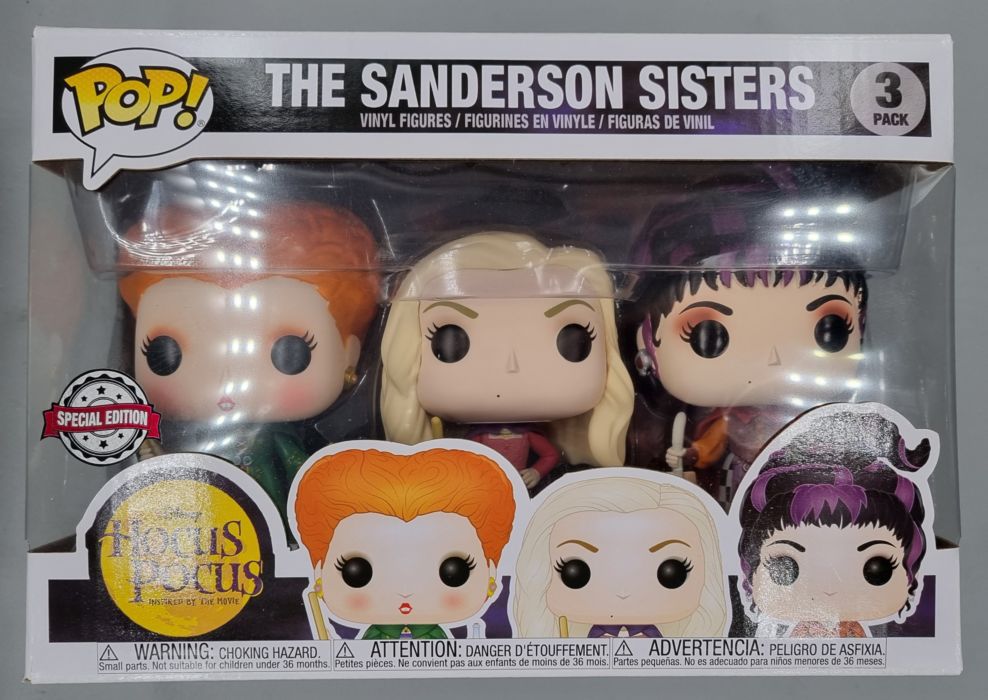 [3 Pack] The Sanderson Sisters (Flying) Disney Hocus Pocus Funko POP