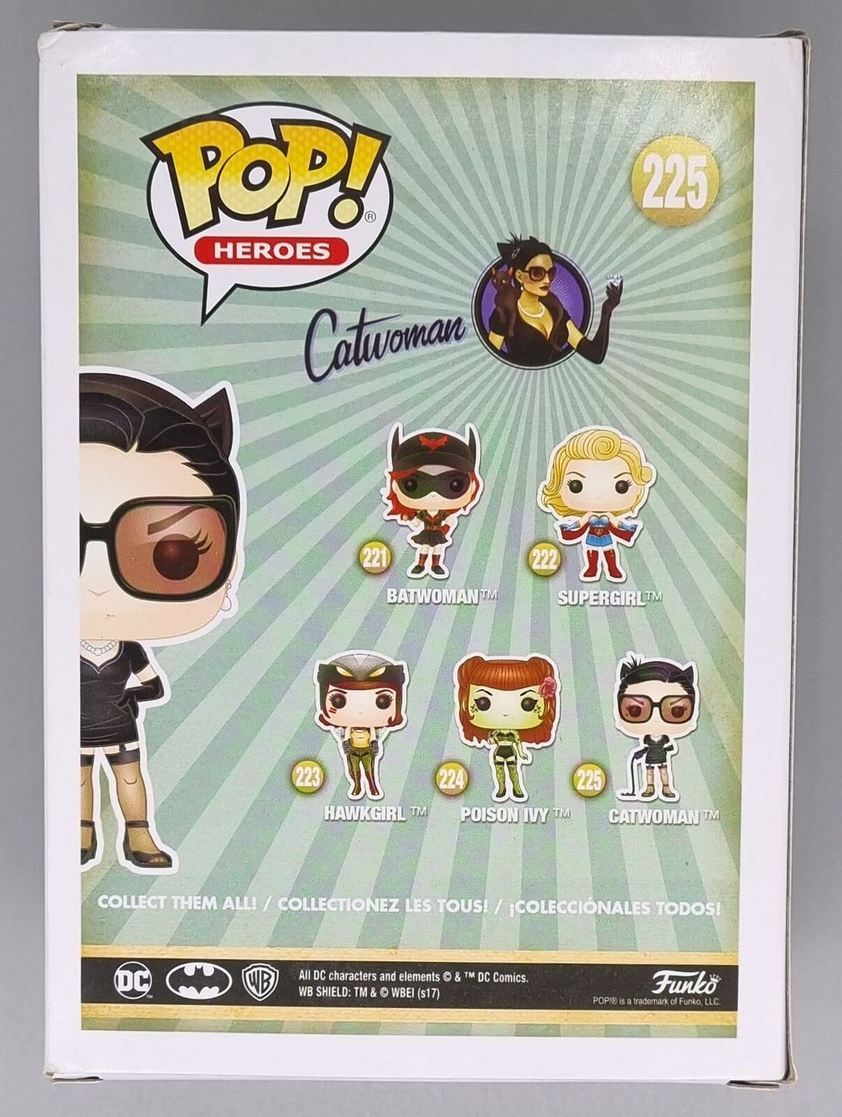 225 Catwoman (in Black) - DC Bombshells - Funko POP - Box Damaged