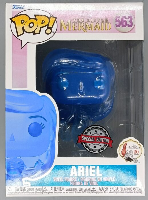 563 Ariel (Bag Translucent Blue) Disney The Little Mermaid Box Damaged Funko POP