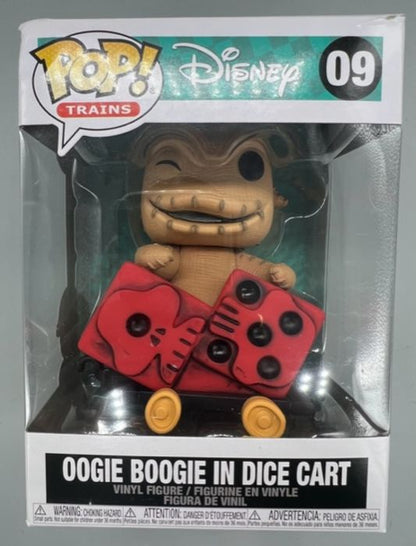 #09 Oogie Boogie in Dice Cart - Trains Disney TNBC Box Damaged Funko POP