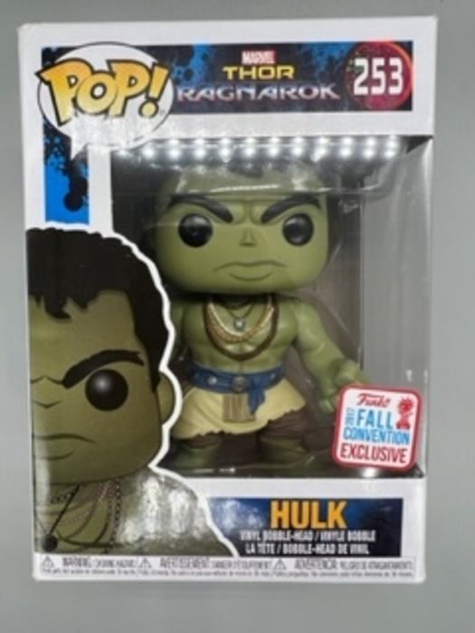 #253 Hulk (Casual) Marvel Thor Ragnorok 2017 Con Ex Box Damaged Funko POP