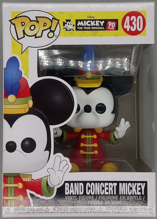 430 Band Concert Mickey Disney Mickey's 90th Anniversary Funko POP - Box Damaged