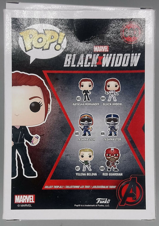 #603 Natasha Romanoff - Marvel Black Widow - Box Damaged Funko POP
