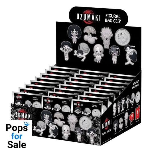 Uzumaki 3D PVC Bag Clips Series 1 Display (24)