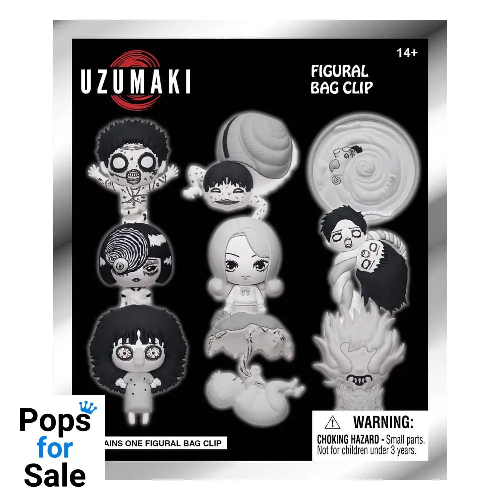 Uzumaki 3D PVC Bag Clips Series 1 Display (24)
