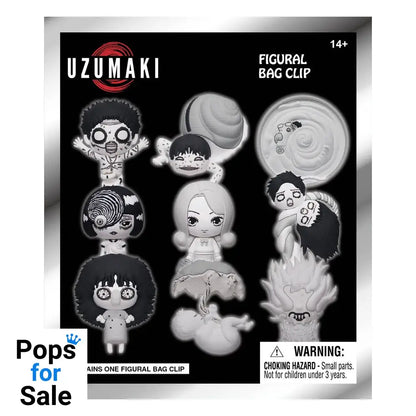 Uzumaki 3D PVC Bag Clips Series 1 Display (24)