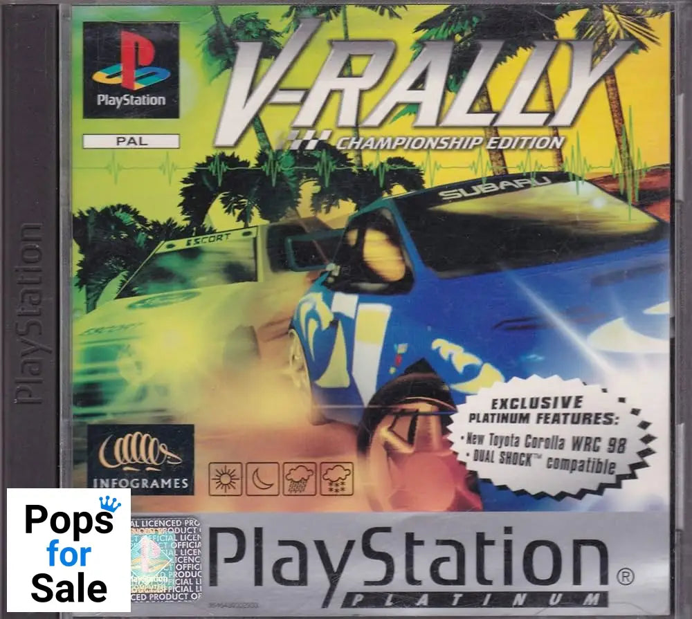 V-Rally 97: Championship Edition for Sony Playstation 1 - [Just Disc]