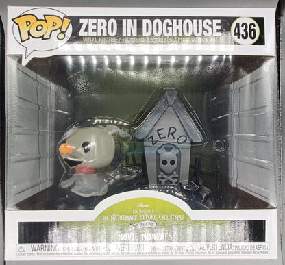 #436 Zero in Doghouse Movie Moment Glow Chase Disney T Box Damaged Funko POP