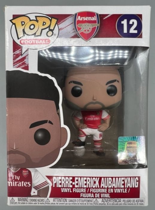#12 Pierre-Emerick Aubameyang - Football Arsenal Box Damaged Funko POP