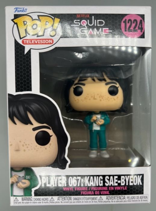 1224 Player 067: Kang Saebyeok - Squid Game - Box Damaged Funko POP