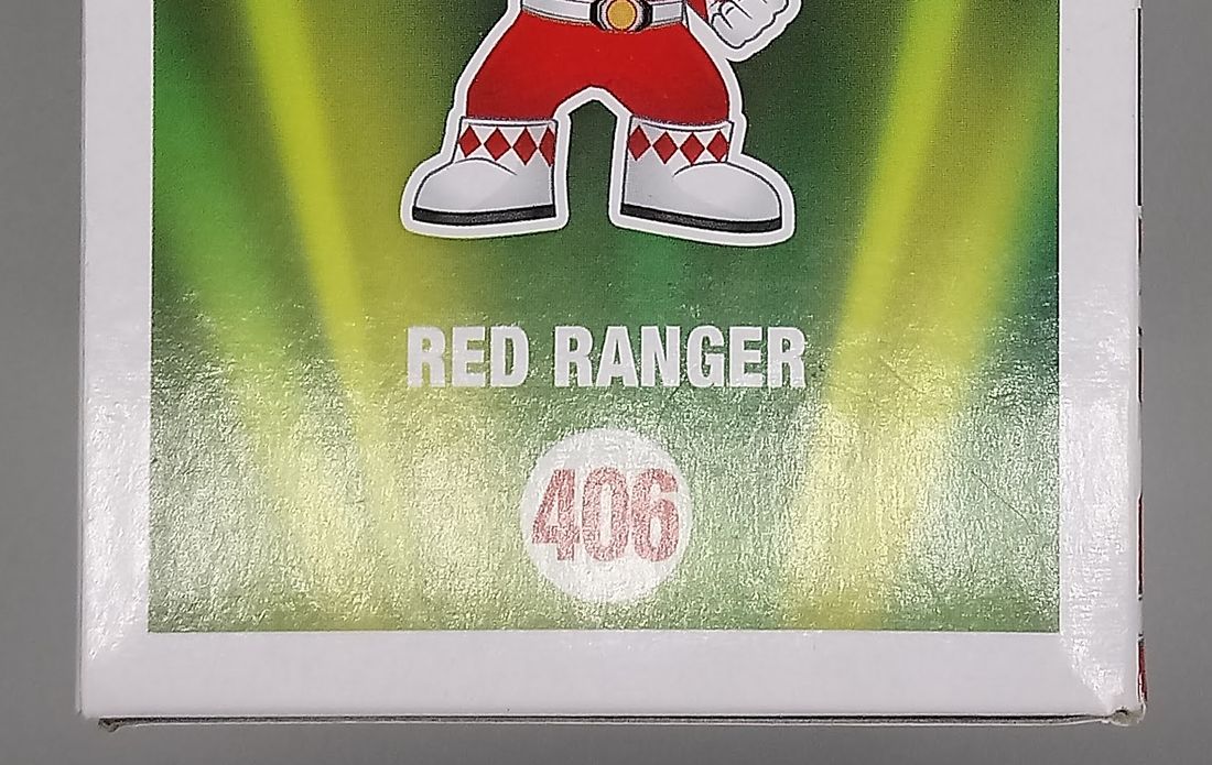 406 Red Ranger (Action Pose) - Power Rangers Box Damaged Funko POP