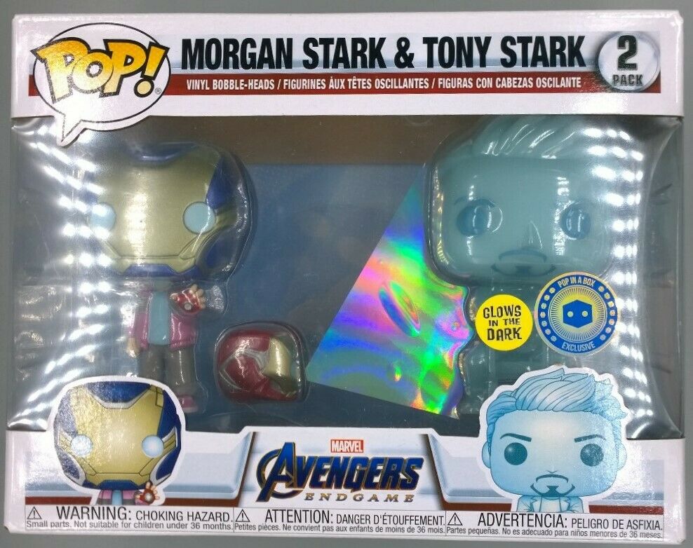 [2 Pack] Morgan Stark & Tony Stark Marvel Avengers Endgame Funko POP