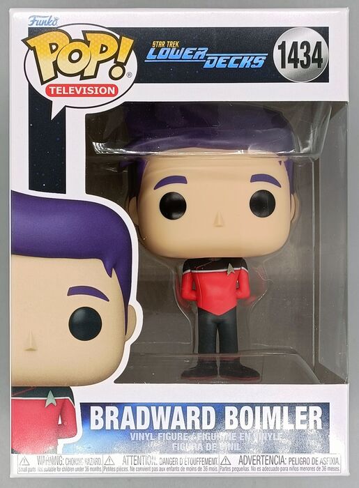 1434 Bradward Boimler - Star Trek Lower Decks - New Funko POP in Protector