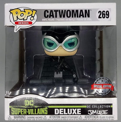 269 Catwoman - Deluxe Jim Lee - DC Super-Villain Funko POP - Box Damaged