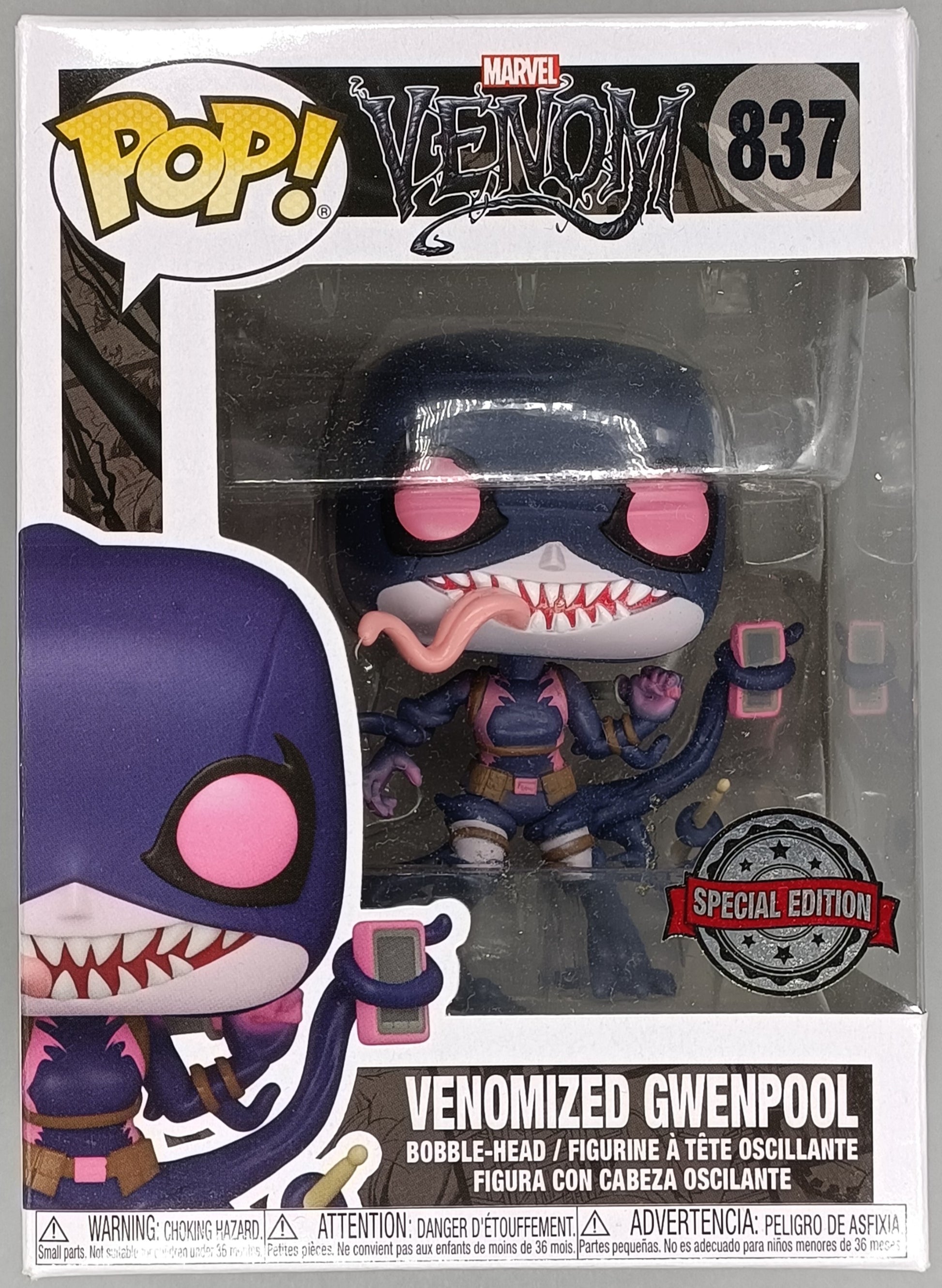 837 Venomized Gwenpool - Marvel Venom Funko POP - BOX DAMAGED
