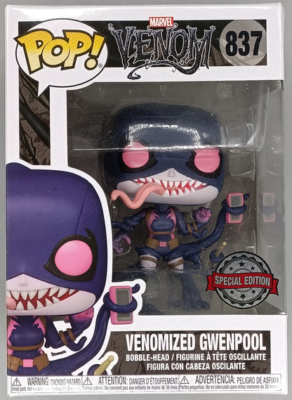 837 Venomized Gwenpool - Marvel Venom Funko POP - BOX DAMAGED