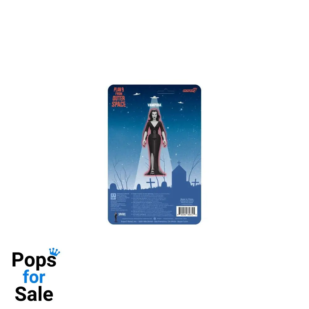 Vampira ReAction Action Figure Wave 01 Vampira Plan 9 Grayscale 10 cm