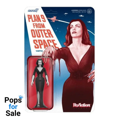Vampira ReAction Action Figure Wave 01 Vampira Plan 9 Grayscale 10 cm