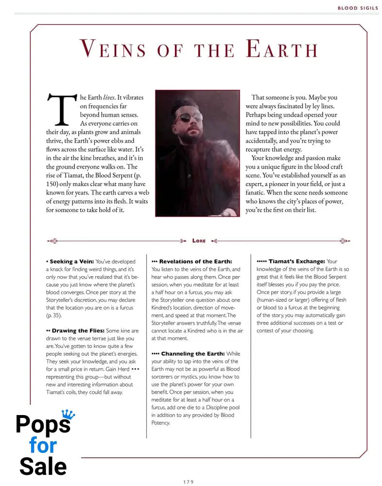 Vampire: The Masquerade 5th Edition RPG book Blood Sigils Sourcebook *Englische Version* Board games and accessories