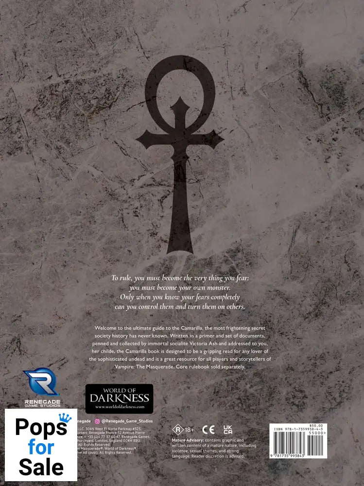 Vampire: The Masquerade 5th Edition RPG book Camarilla Sourcebook *Englische Version*