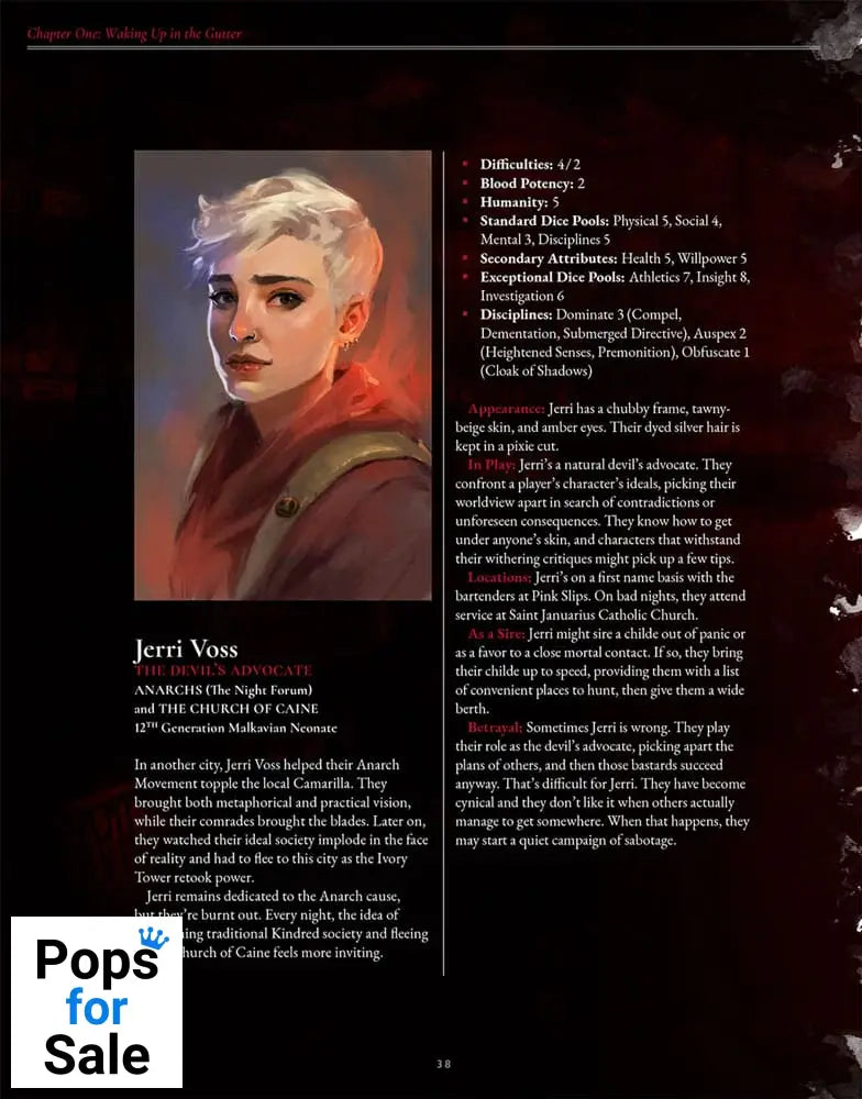 Vampire: The Masquerade 5th Edition RPG book The Crimson Gutter Chronicle Book *Englische Version*