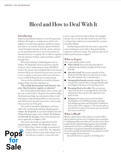 Vampire: The Masquerade 5th Edition RPG book Sabbat: The Black Hand Sourcebook *Englische Version*