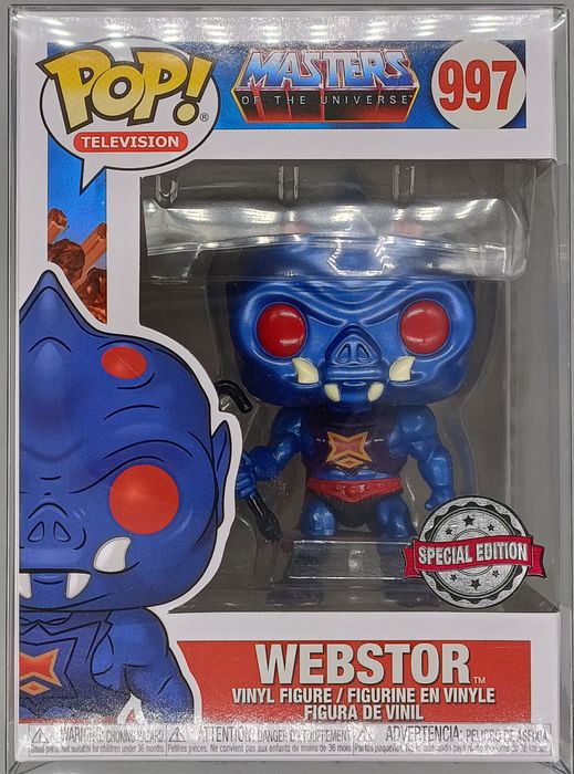 #997 Webstor - Metallic - Masters of the Universe Funko POP