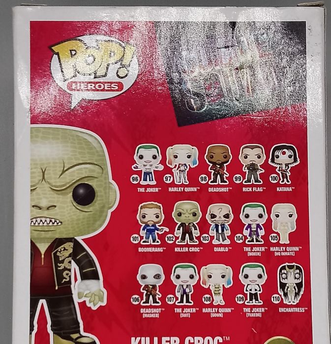 #102 Killer Croc - DC Suicide Squad - Box Damaged Funko POP