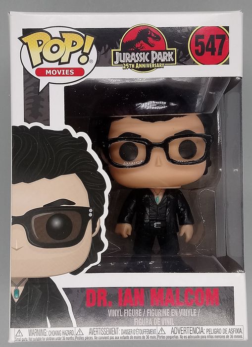 #547 Dr. Ian Malcolm - Jurassic Park 25th Anniversary Funko POP