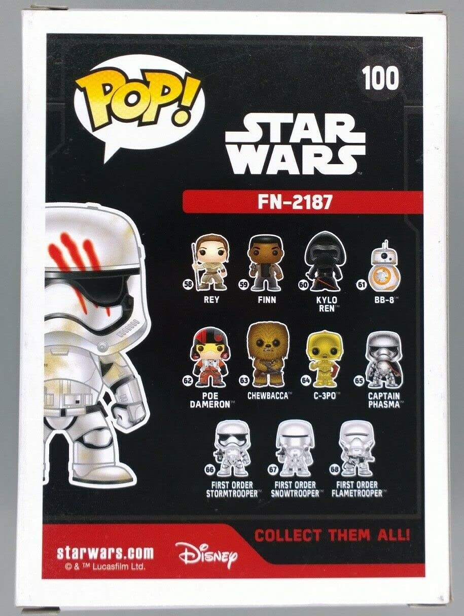 100 FN2187  Star Wars The Force Awakens - Funko POP - Box Damaged