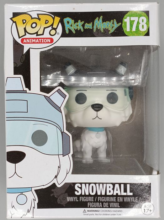 #178 Snowball - Rick and Morty - Box Damaged Funko POP