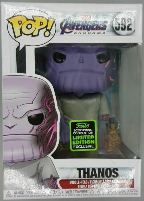 592 Thanos (Detachable Arm) Marvel Avengers Endgame 2020 Con Funko POP
