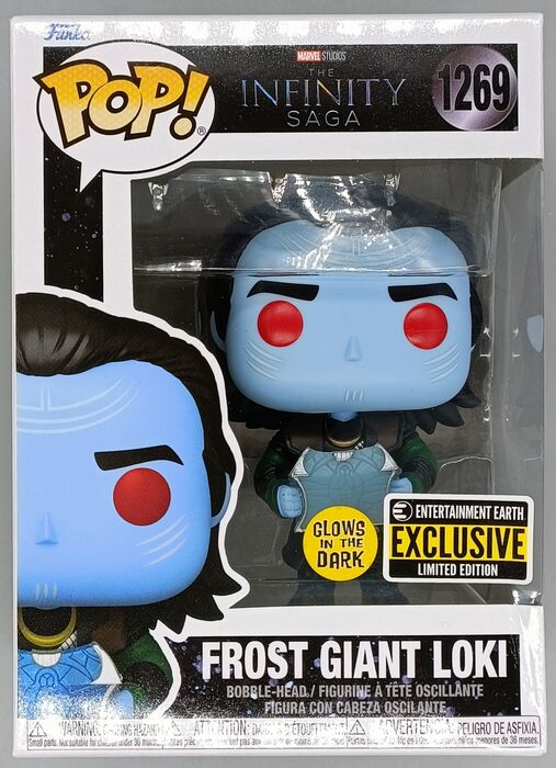 1269 Frost Giant Loki Glow Marvel Infinity Saga Box Damaged Funko POP