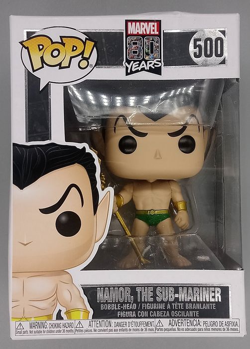 500 Namor (The Sub-Mariner) - Marvel 80 Years - Funko POP - Box Damaged