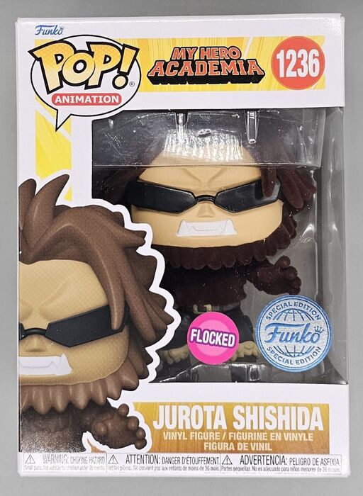 1236 Jurota Shishida Flocked - My Hero Academia - Box Damaged Funko POP