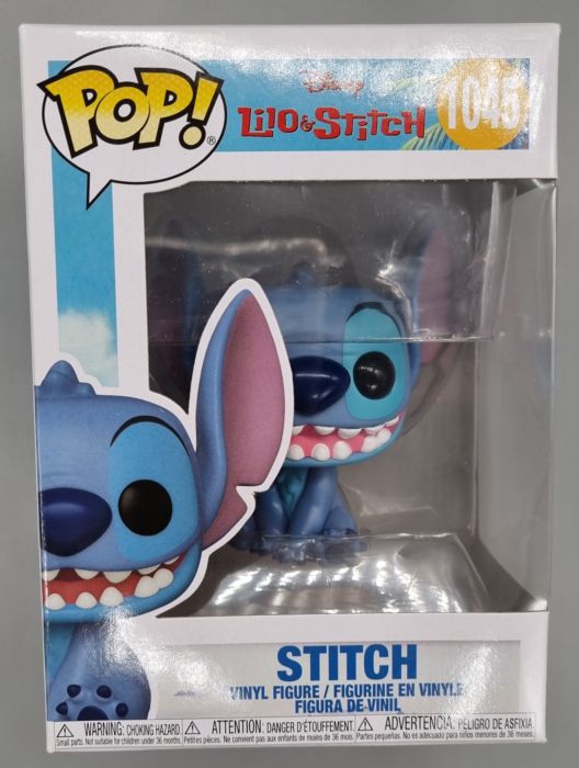 #1045 Stitch (Smiling Seated) - Disney Lilo & Stitch Funko POP