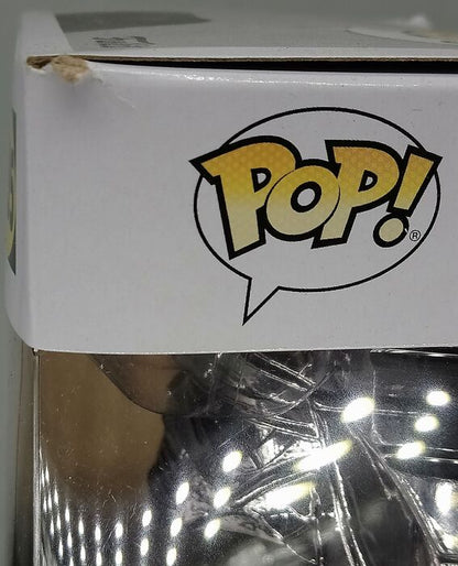 #335 Knight of Ren (Heavy Blade- Hematite) Chrome Star Wars Box Damaged Funko POP